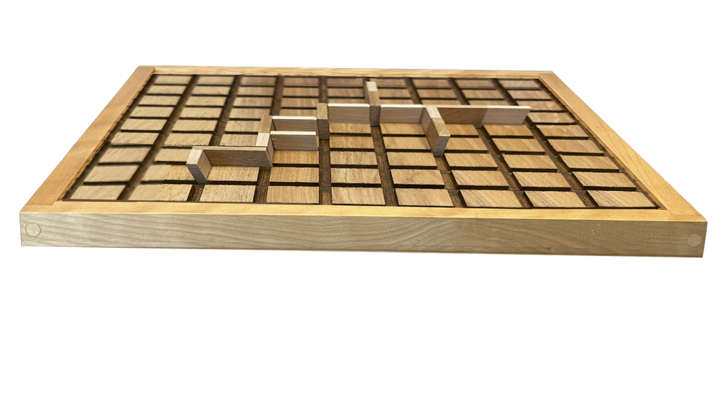 ÉCHEC O CUBE — Jeu en bois, plateau 9×9