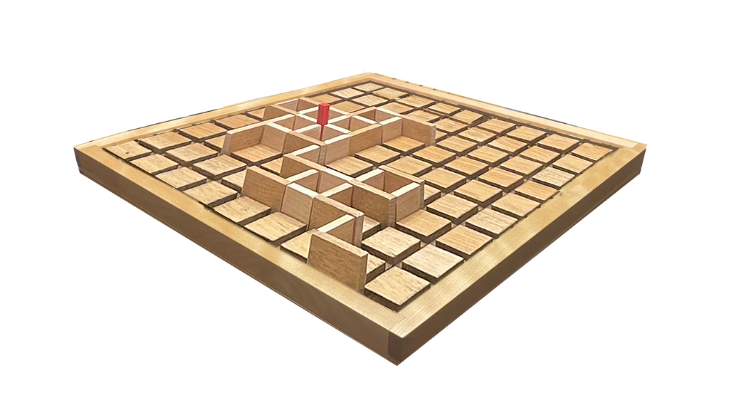 ÉCHEC O CUBE — Jeu en bois, plateau 9×9